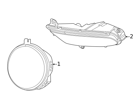 Fog Lamps for 2012 Chrysler 300 #0