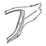 41219635520 - Body: Quarter Panel Assembly for BMW Image