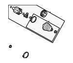 26075594 - Front Drive Axle: Inner Cv Joint for Cadillac: DeVille, DTS Image