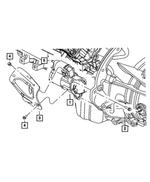 6502993 - Electrical: Hex Flange Head Bolt for Mopar Image