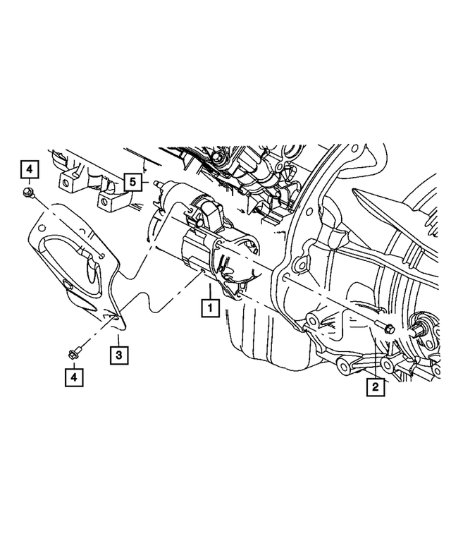 6502993 - Electrical: Hex Flange Head Bolt for Mopar Image image