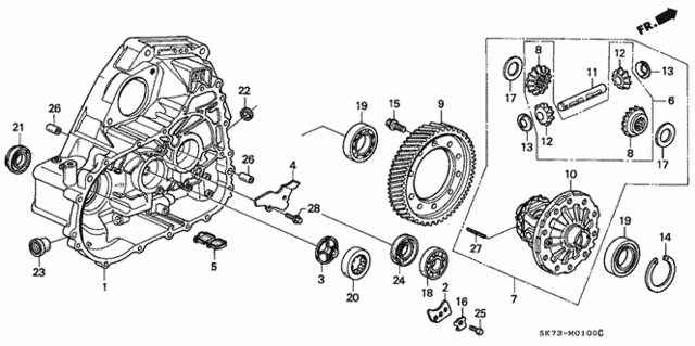 MT Clutch Housing for 1992 Acura Integra #0