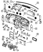 55315020AK - : Passenger Air Bag for Mopar Image