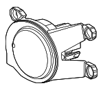 8121012240 - Electrical: Fog Lamp Assembly for Toyota: C-HR, Corolla, Corolla Cross, Highlander, Prius, Prius AWD-e, RAV4, RAV4 Prime, Venza Image