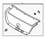 81750J6110 - Body: Trunk Lid Trim for Kia: K900 Image