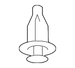 86595G9000 - Body: Trunk Lid Trim Clip for Kia: K900 Image