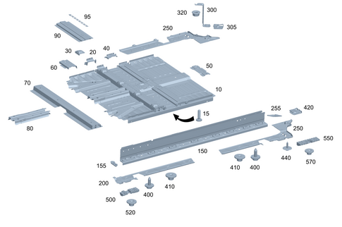 Front Floor for 2026 Mercedes-Benz EQS 580 #0