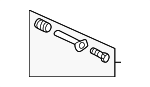 ZZM033694B - Brakes: Disc Brake Caliper Pin for Mazda Image