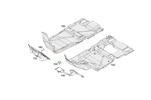 Front Panel Pillar Panelling, Lining on Floor and Footrest for 2009 Smart Fortwo #0