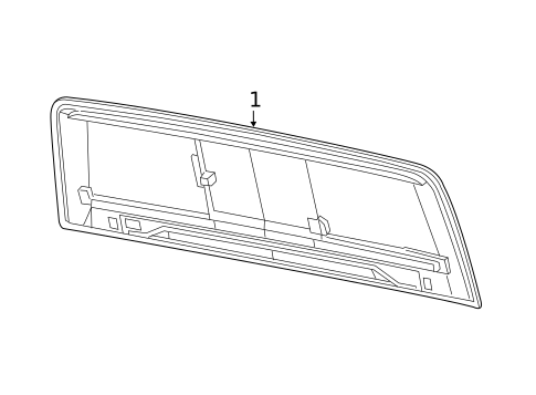 Glass, Windows & Related Components for 2022 Jeep Gladiator #1
