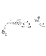 5058527AE - Air Conditioners and Heaters: Heater Supply And Return Hose for Mopar Image
