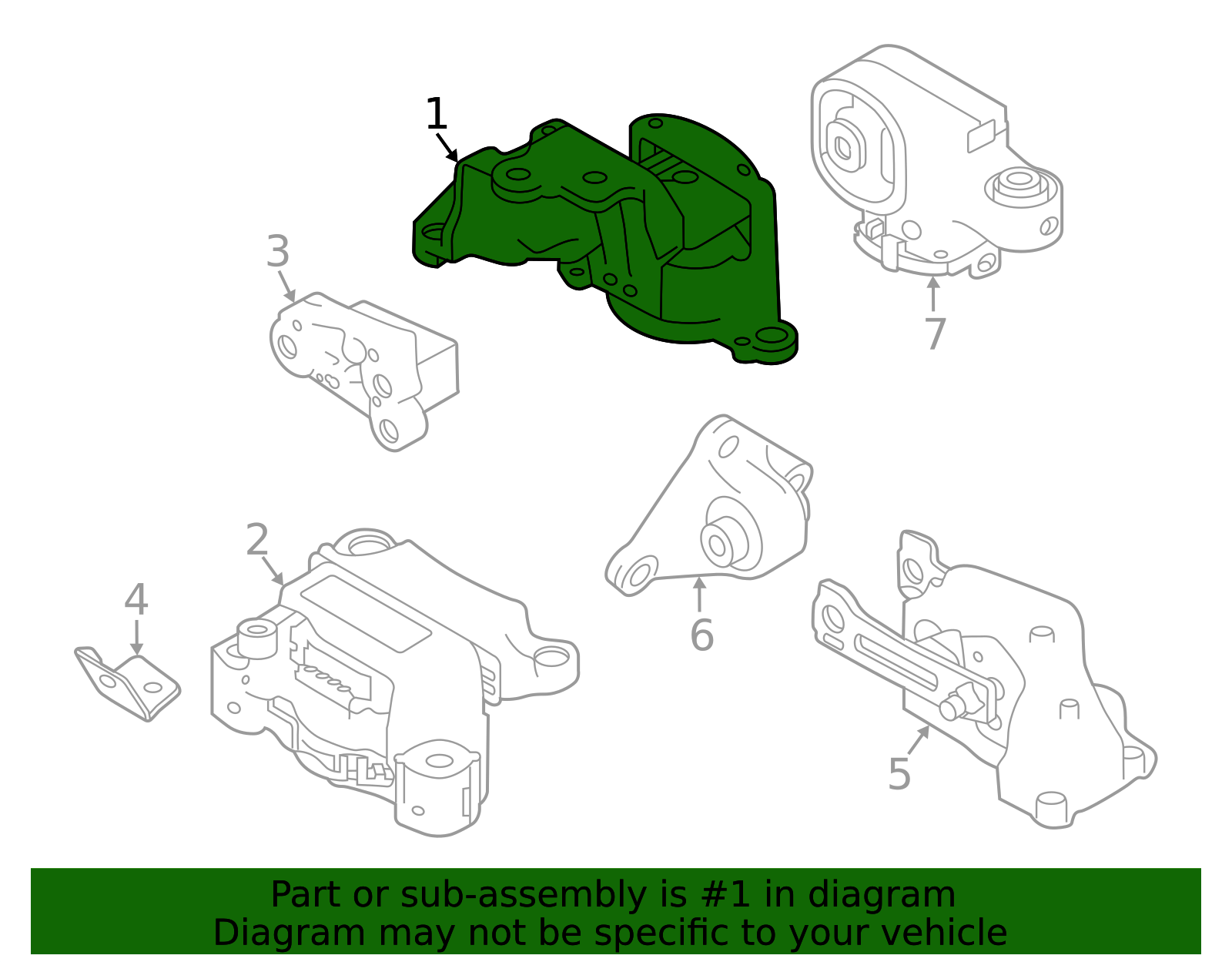 Right Engine Mount For 2002-2006 Nissan Altima V6 3.5L – Midnight Autoparts Direct Replacement