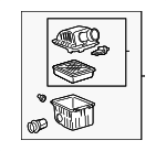 1F8013320 - Engine: Air Cleaner Assembly for Mazda: B2300, B3000 Image