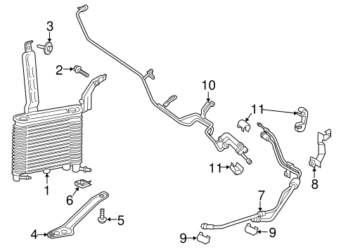 Oil Cooler for 2019 Ford Mustang #0