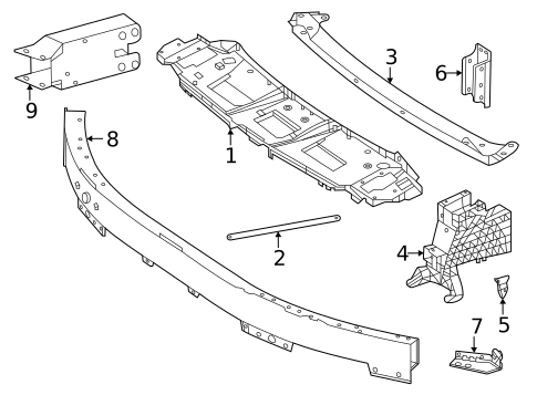 Radiator Support for 2025 Mercedes-Benz S 500 #0