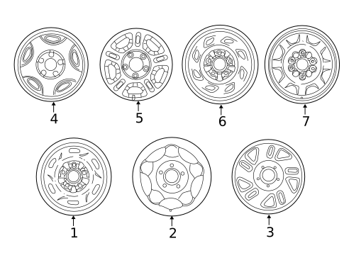 Wheels for 1999 Ford Ranger #1