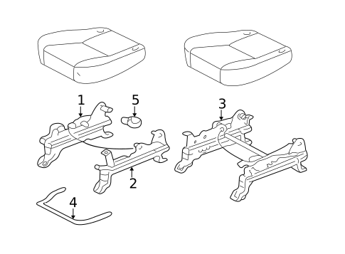 Tracks & Components for 2003 Toyota Sienna #1