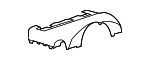 TK4860220B02 - Steering: Upper Column Cover for Mazda: 3, 6, CX-3, CX-5, CX-9 Image