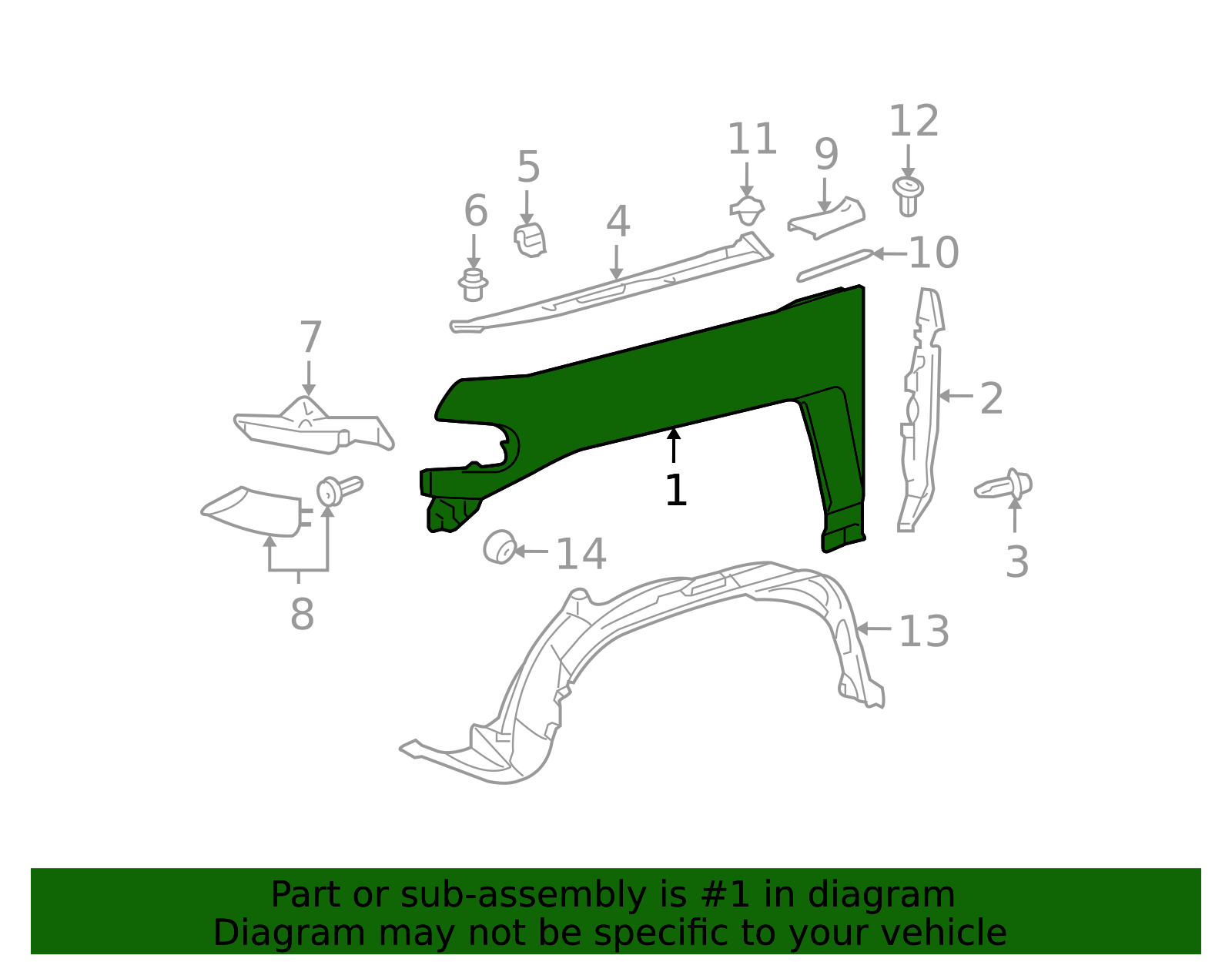 53801-35600 - Genuine Toyota 2007-2014 FJ Cruiser Right Front