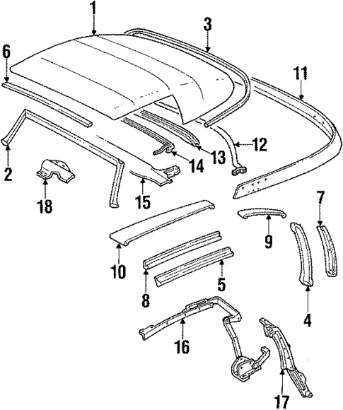 Cover & Components for 1991 Chevrolet Camaro #0