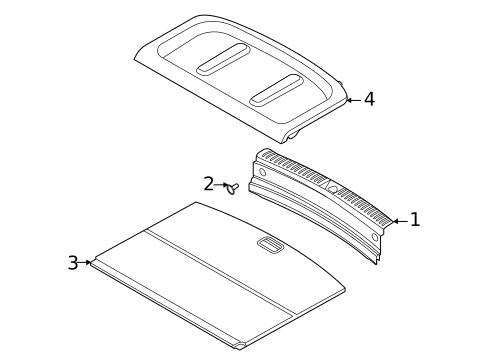 Interior Trim - Rear Body for 2022 Kia Seltos #0