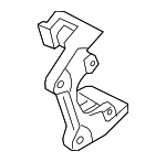 34216786829 - Brakes: Disc Brake Caliper Bracket for BMW: 550i GT, 550i GT xDrive, 650i xDrive, 740i, 740Li, 750i, 750i xDrive, 750Li, 750Li xDrive, 760Li, Alpina B7, Alpina B7 xDrive, Alpina B7L, Alpina B7L xDrive Image