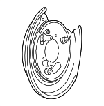 26255AA071 - Brakes: Splash Shield for Subaru: Forester, Impreza, Legacy Image