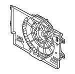 25350F3300 - Cooling System: Fan Shroud for Hyundai: Elantra, Elantra GT Image