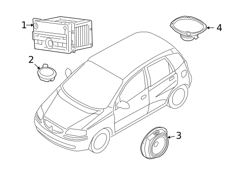 Sound System for 2009 Pontiac G3 #0