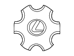 4260360520 - Suspension: Center Cap for Lexus Image