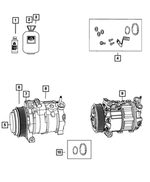 68224150AB - Air Conditioners and Heaters: Compressor Lubricant for Chrysler: 200, 300, Town &amp; Country | Dodge: Challenger, Charger, Dart, Durango, Grand Caravan, Hornet, Journey, Viper | Fiat: 500, 500L | Jeep: Cherokee, Compass, Grand Cherokee, Grand Cherokee L, Grand Wagoneer, Renegade, Wagoneer, Wrangler | Ram: 1500, 1500 Classic, 3500, ProMaster 1500, ProMaster 2500, ProMaster 3500 Image