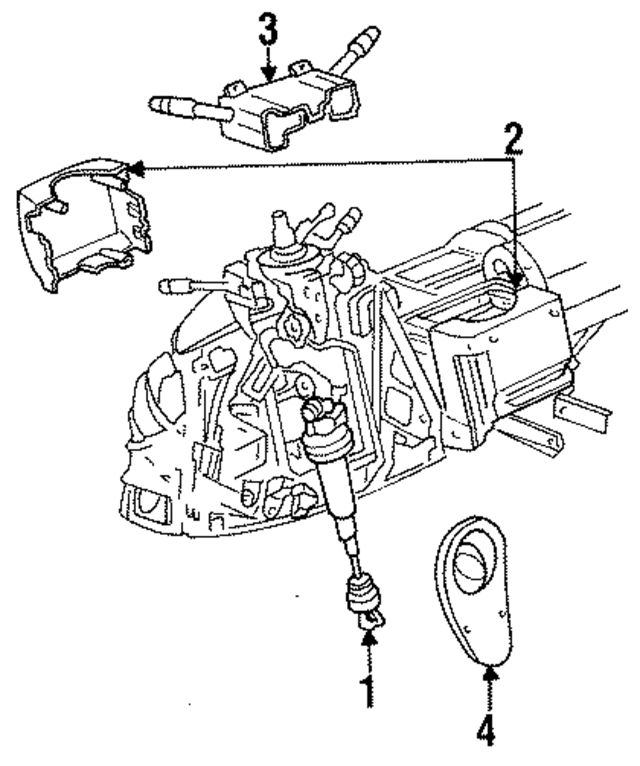 4690544AJ - Steering: Column Assembly for Mopar Image