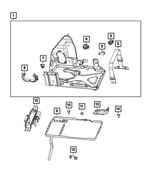 6106048AA - : Battery Tray, Us, Canada, Mexico for Mopar Image