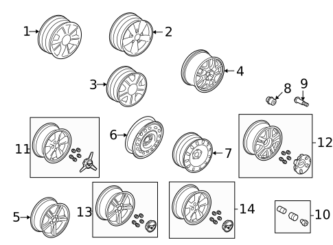 Wheels for 2007 Ford Mustang #0