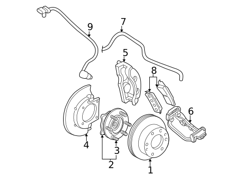Brackets, Flanges & Hangers for 2005 Chevrolet Silverado 1500 #1