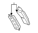1710974 - Brakes: ACDelcoâ„¢ Disc Brake Pad Set for GM Image image
