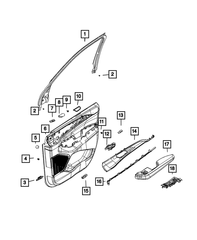 68491671AG - Interior Trim: Speaker Grill Emblem for Jeep: Grand Cherokee, Grand Cherokee L Image