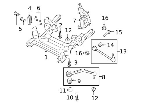 Suspension Components for 2009 Pontiac G8 #0