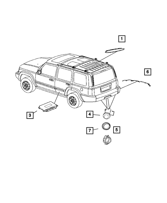 5026016AC - Electrical: Parking Assist Module for Mopar Image