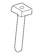 887222D9008M - Body: Headrest Guide for Hyundai: Elantra, Santa Fe Image