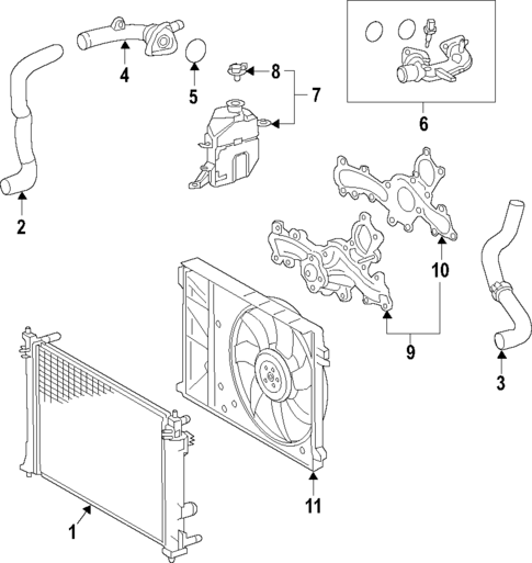 Water Pump for 2019 Toyota Avalon #1