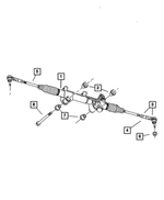 2AMTR244AA - : Inner End Tie Rod Kit, Magneti Marelli for Mopar Image