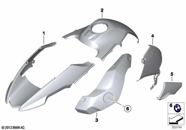 51147721222 - Body Equipment: Badge - D=70mm for BMW-Motorrad Image