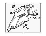 85740B8740RYN - Body: Quarter Trim Panel for Hyundai Image