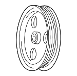 4892371AA - Steering: Pulley for Dodge: Dakota | Jeep: Cherokee, Grand Cherokee, Liberty, Wrangler Image