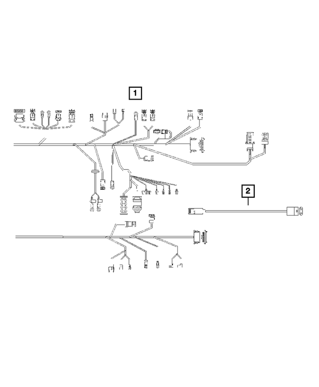 5099093AA - : Door Wiring, Left for Mopar Image