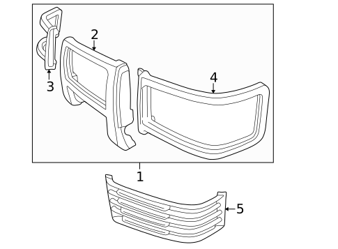 Exterior Trim - Front Bumper for 2002 Land Rover Range Rover #0