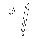 8T0853352ATB9 - Body: Body A-Pillar Trim Panel Insert for Audi: A5 Quattro, RS5, S5 Image