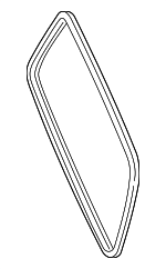 1E0845521 - Body: Window Frame Seal for Volkswagen: Cabrio Image