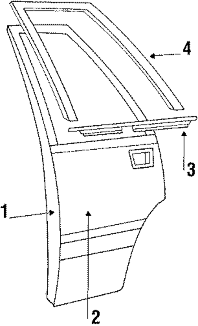 82821D0300 - : Belt Weather-Strip for Nissan Image